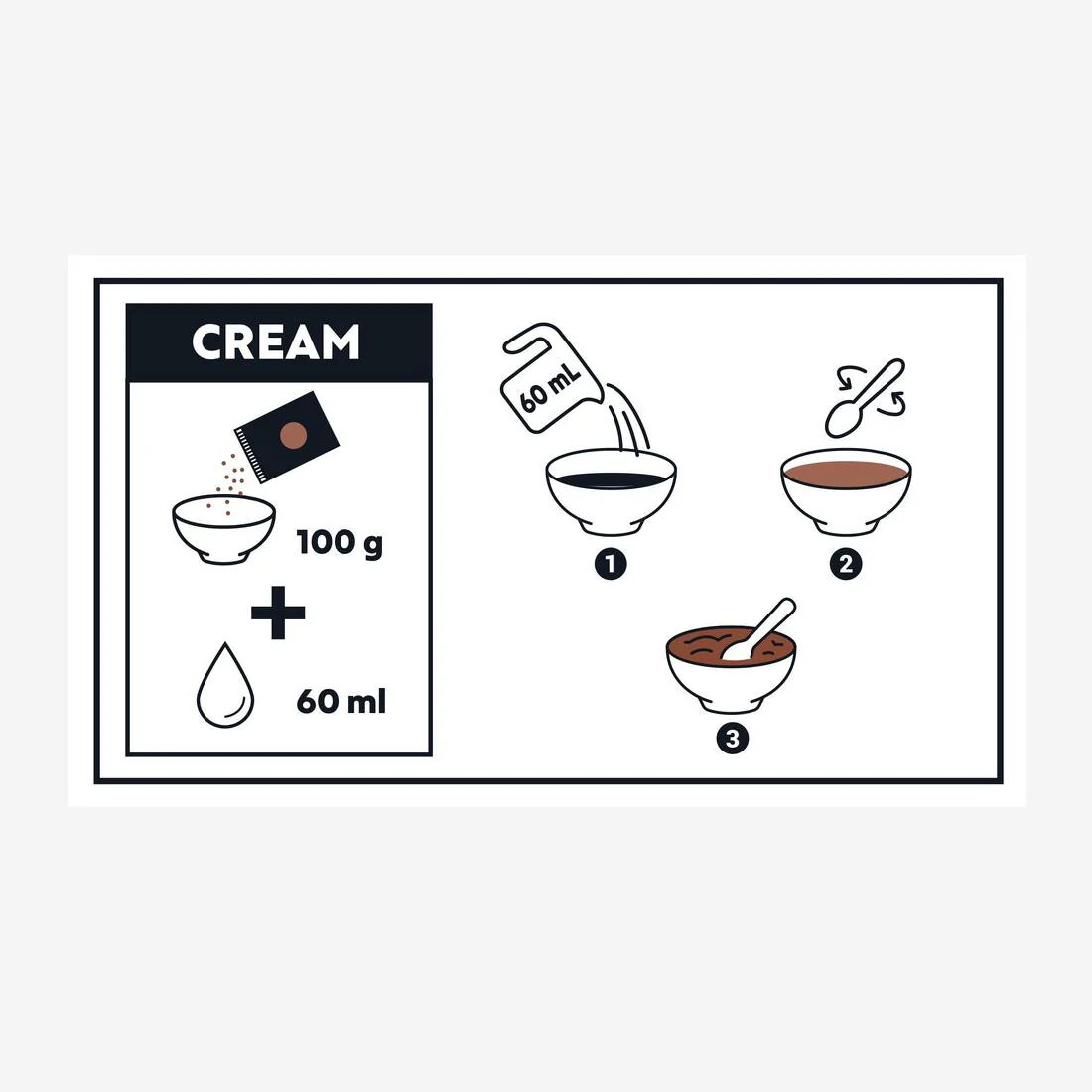 2 EN 1 Gateau et Crème énergétique Chocolat - Image 2