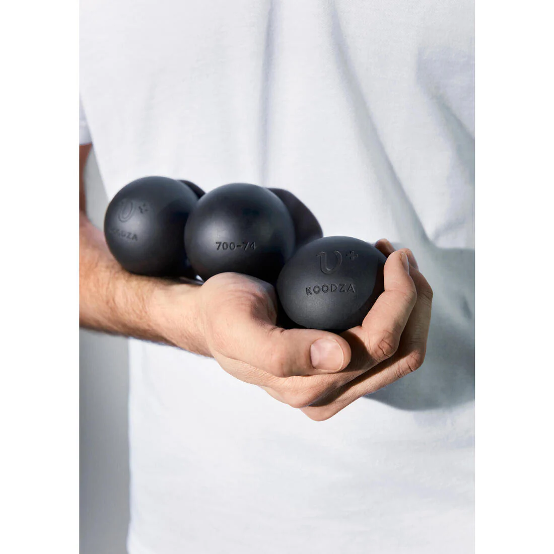 3 BOULES DE PÉTANQUE COMPÉTITION TENDRES UPSILON+ NOIRES - Image 4