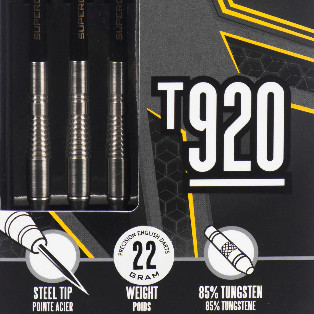 3 FLECHETTES POINTES ACIER T920 - Image 7