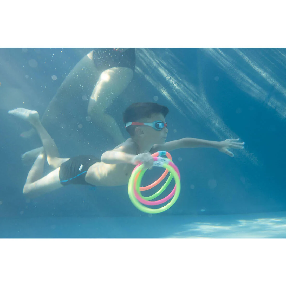 4 anneaux aquatiques lestés multi couleurs - Image 10