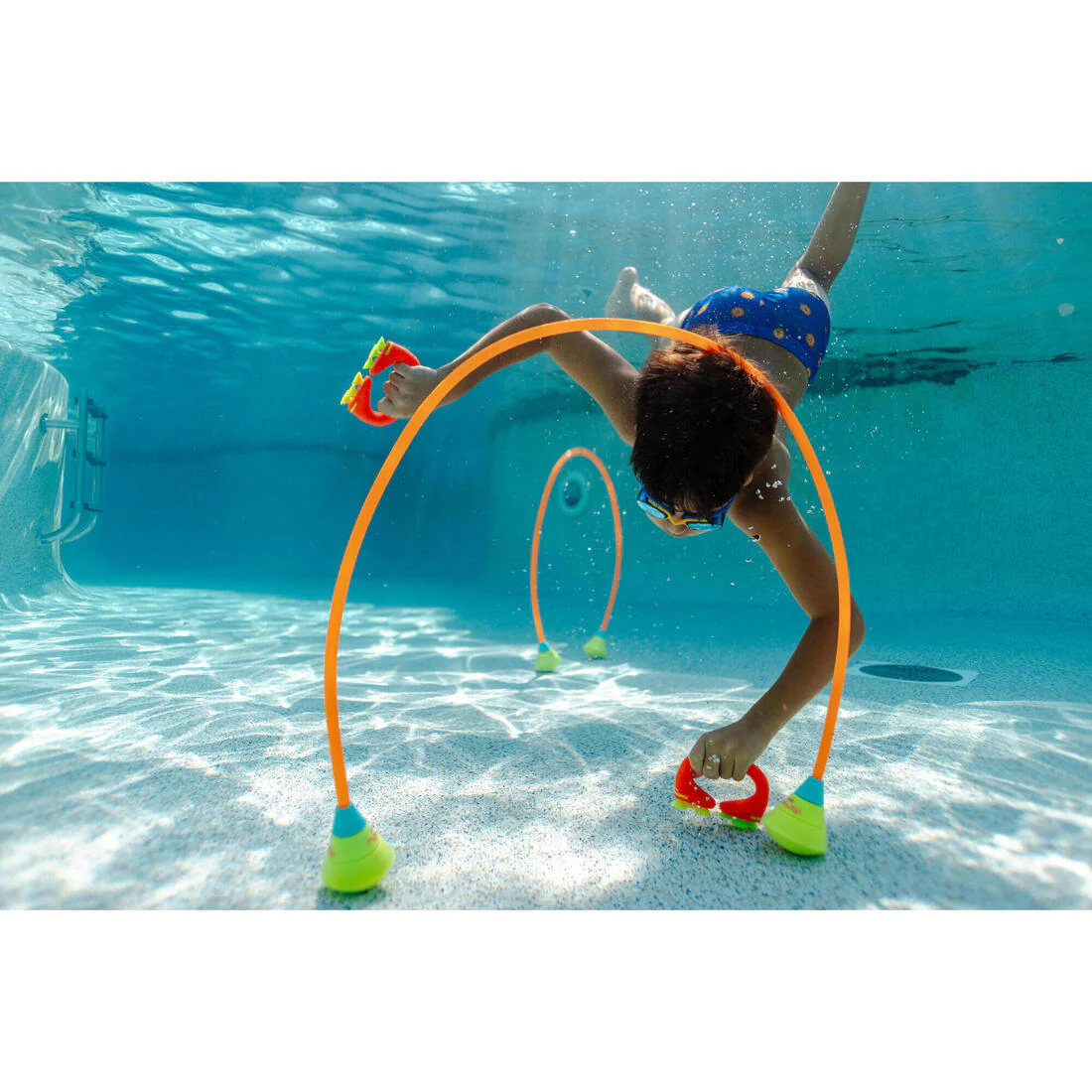 4 anneaux aquatiques lestés multi couleurs - Image 7