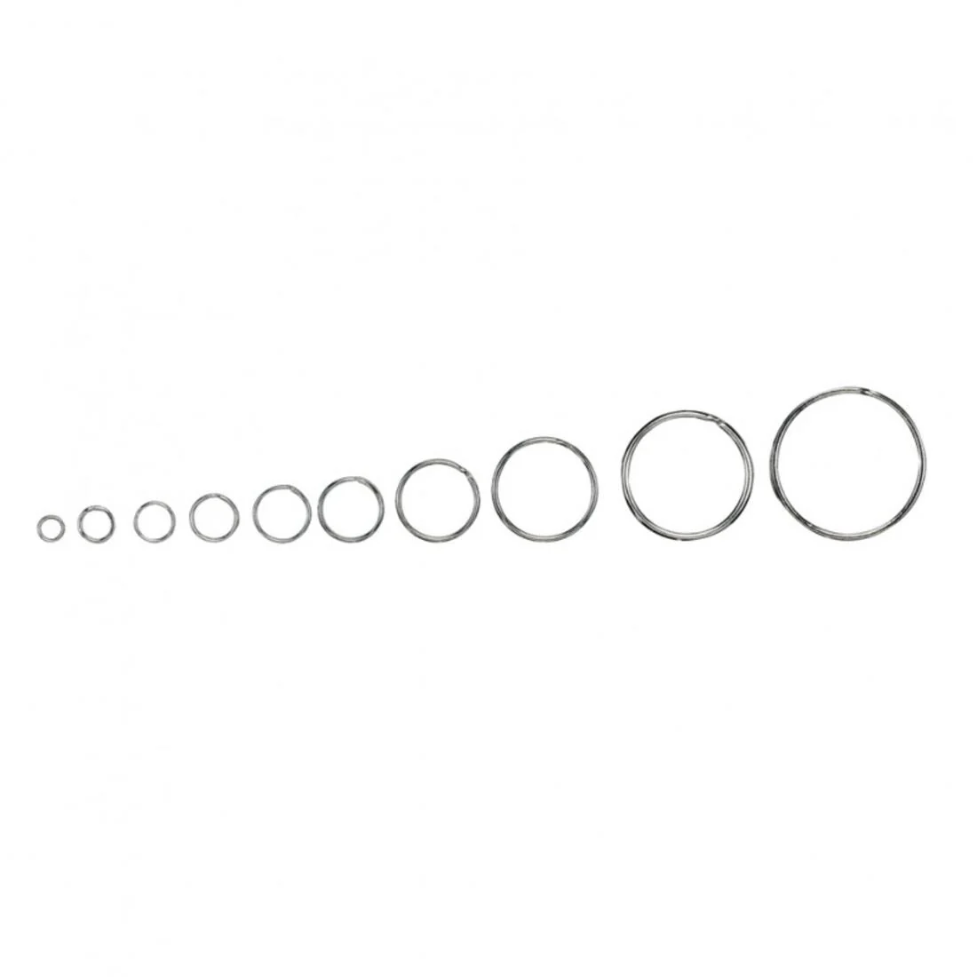 ANNEAUX BRISES INOX Ø 9.5 MM x10 FLASHMER - Image 2
