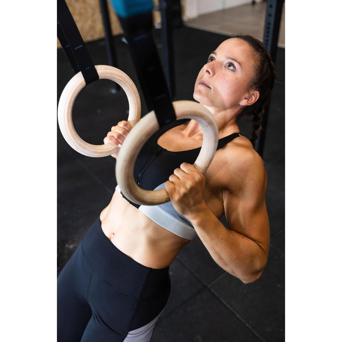 Anneaux de cross training en bois - Image 13