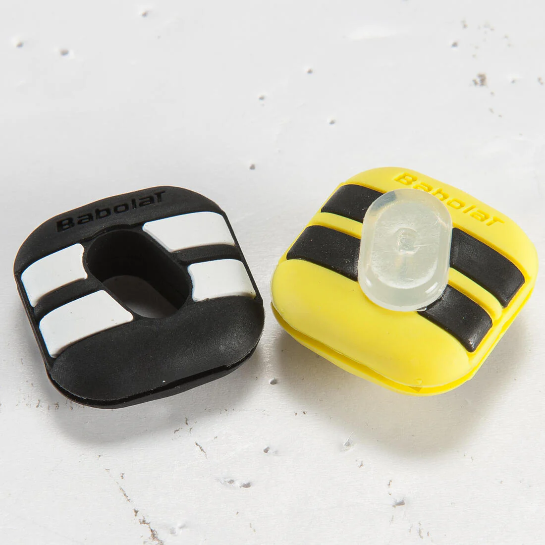 ANTIVIBRATEUR DE TENNIS BABOLAT CUSTOM DAMP AERO NOIR ET JAUNE - Image 3