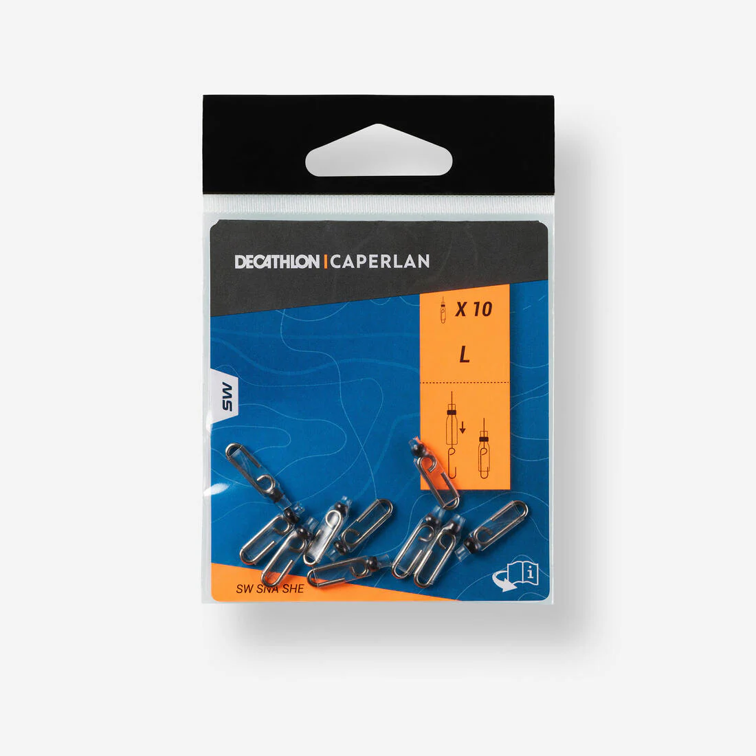 Attache gainée L en surfcasting