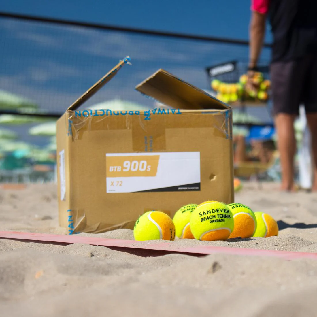 BALLE DE BEACH TENNIS BTB 900 ORANGE S X72 - Image 5