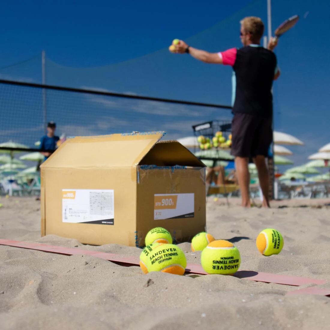 BALLE DE BEACH TENNIS BTB 900 ORANGE S X72 - Image 6