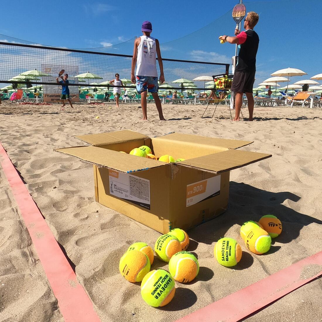 BALLE DE BEACH TENNIS BTB 900 ORANGE S X72 - Image 8