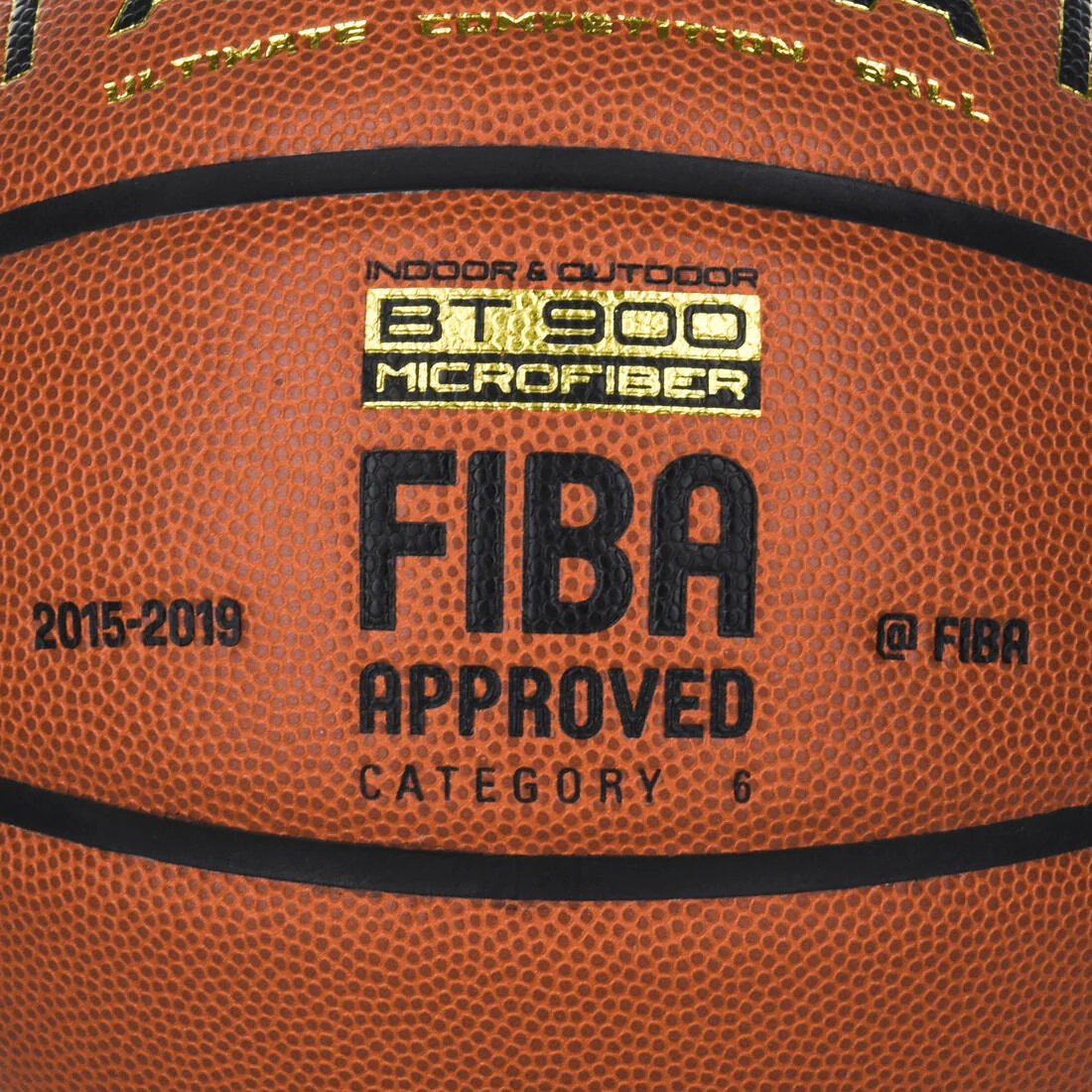 Ballon de basket BT900 de taille 6, homologué FIBA pour fille, garçon et femme - Image 4