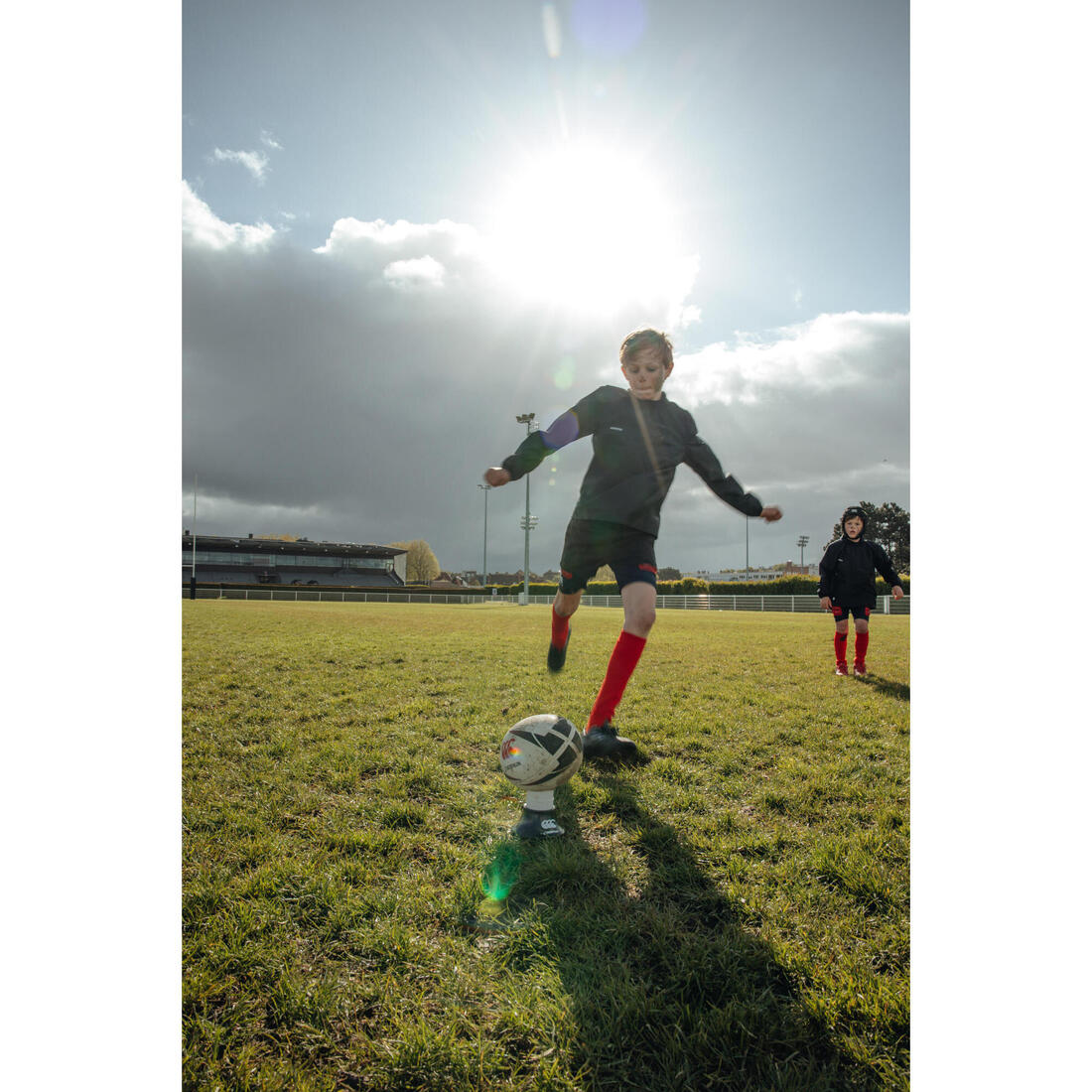 Ballon de rugby d'entrainement taille 5, Decathlon | Canterbury noir - Image 12