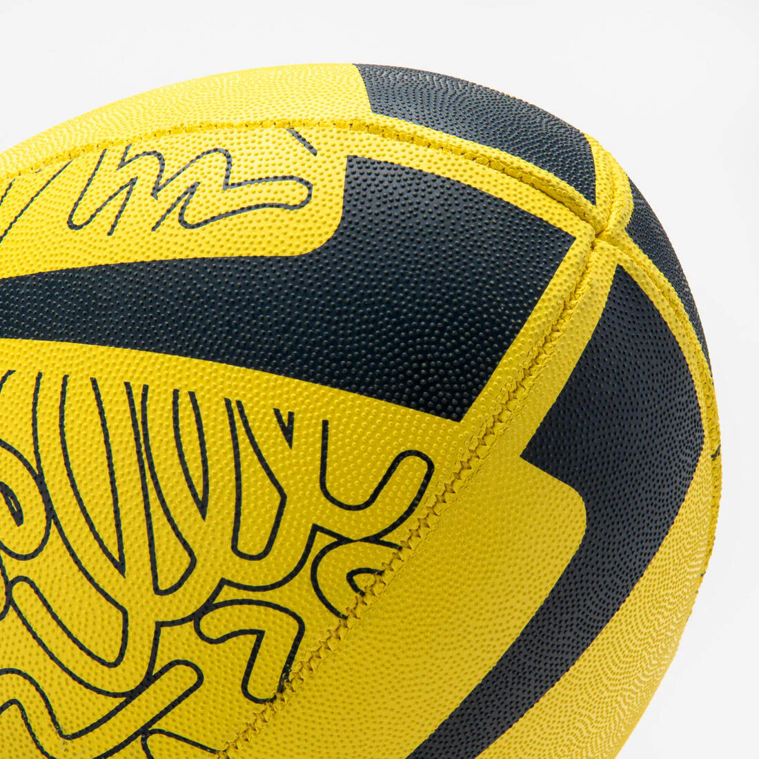 Ballon de rugby enfant - R100 initiation light taille 3 jaune - Image 5