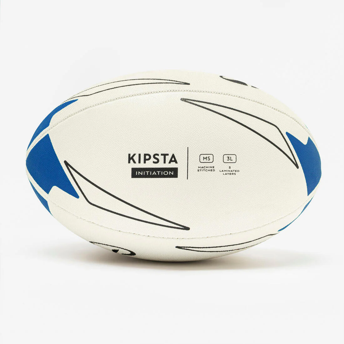 Ballon d'initiation de rugby taille 5, Bleu - Image 2