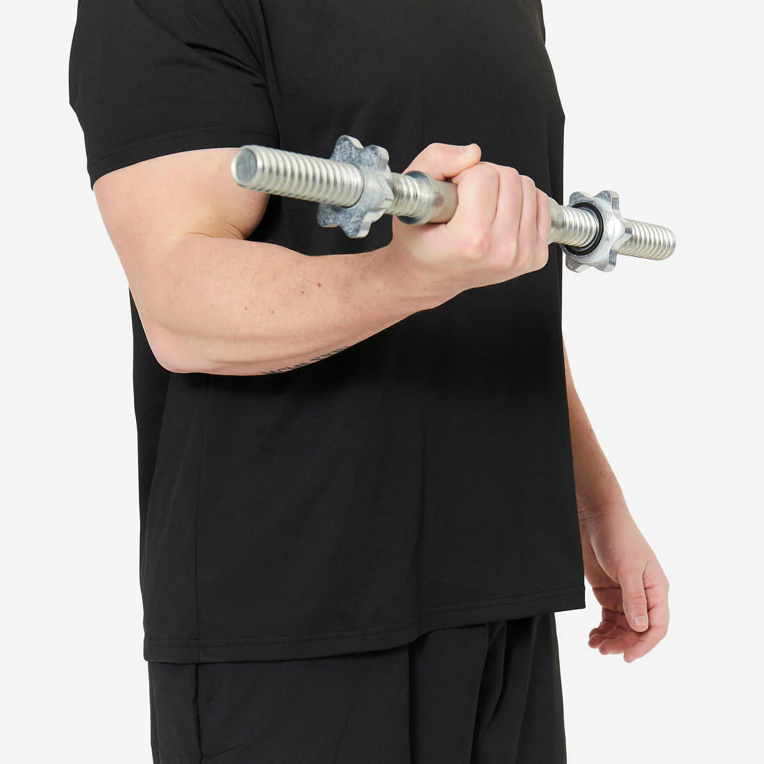 Barre de musculation filetée 45cm 28mm - Image 5