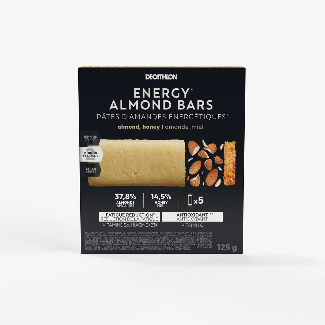 BARRE ENERGETIQUE PATE D'AMANDE BANANE 5X25G - Image 2