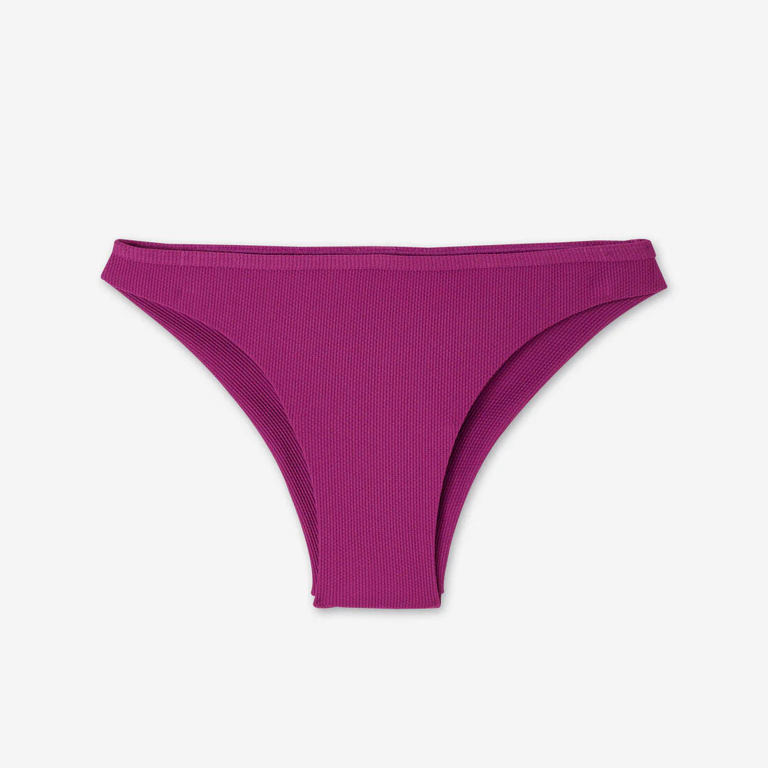 Bas de maillot tanga texturé surf Femme - Lulu violet - Image 6