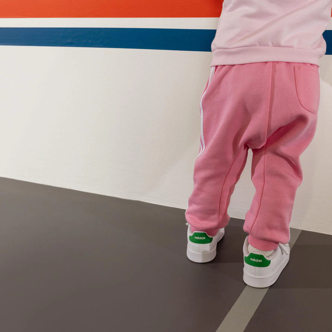 Baskets à scratch bébé - ADIDAS ADVANTAGE blanc/vert - Image 11