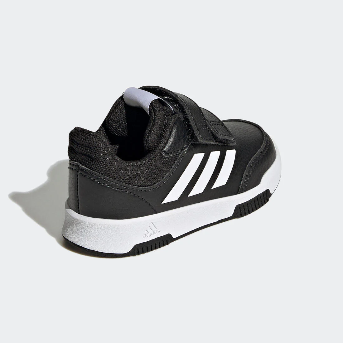 Baskets à scratch bébé - ADIDAS TENSAUR noir/blanc - Image 4
