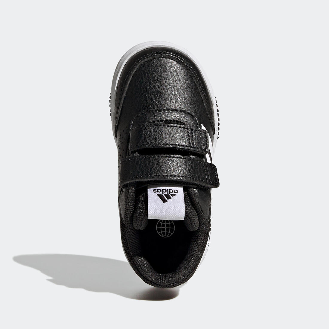 Baskets à scratch bébé - ADIDAS TENSAUR noir/blanc - Image 6