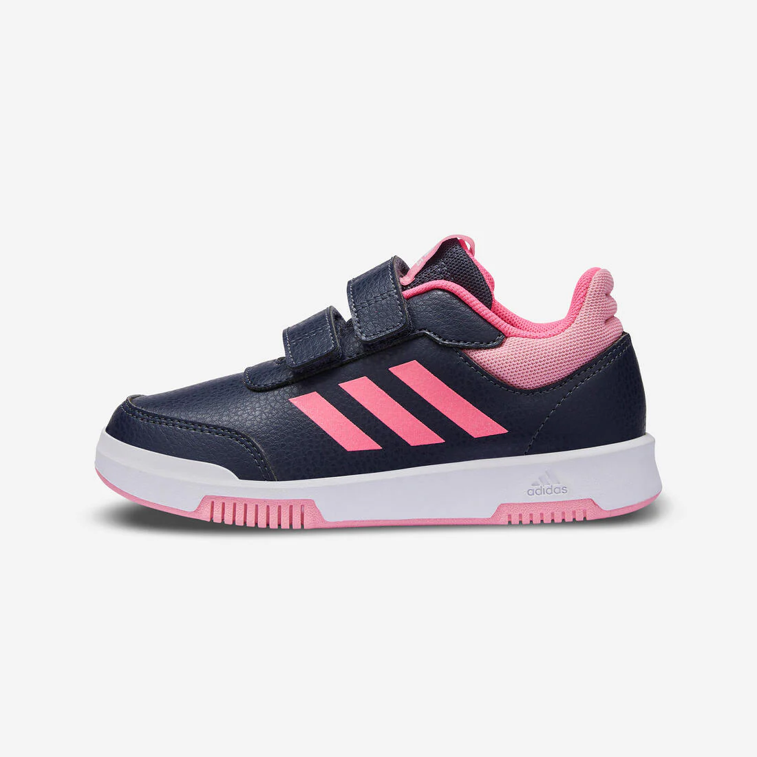 Baskets à scratch enfant - ADIDAS TENSAUR bleu/rose - Image 2