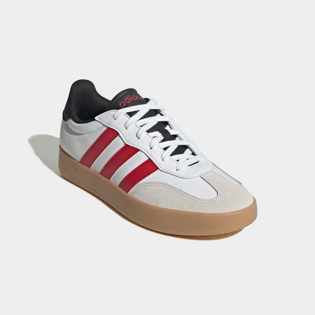 Baskets Adidas Barreda homme, Blanc Rouge - Image 2