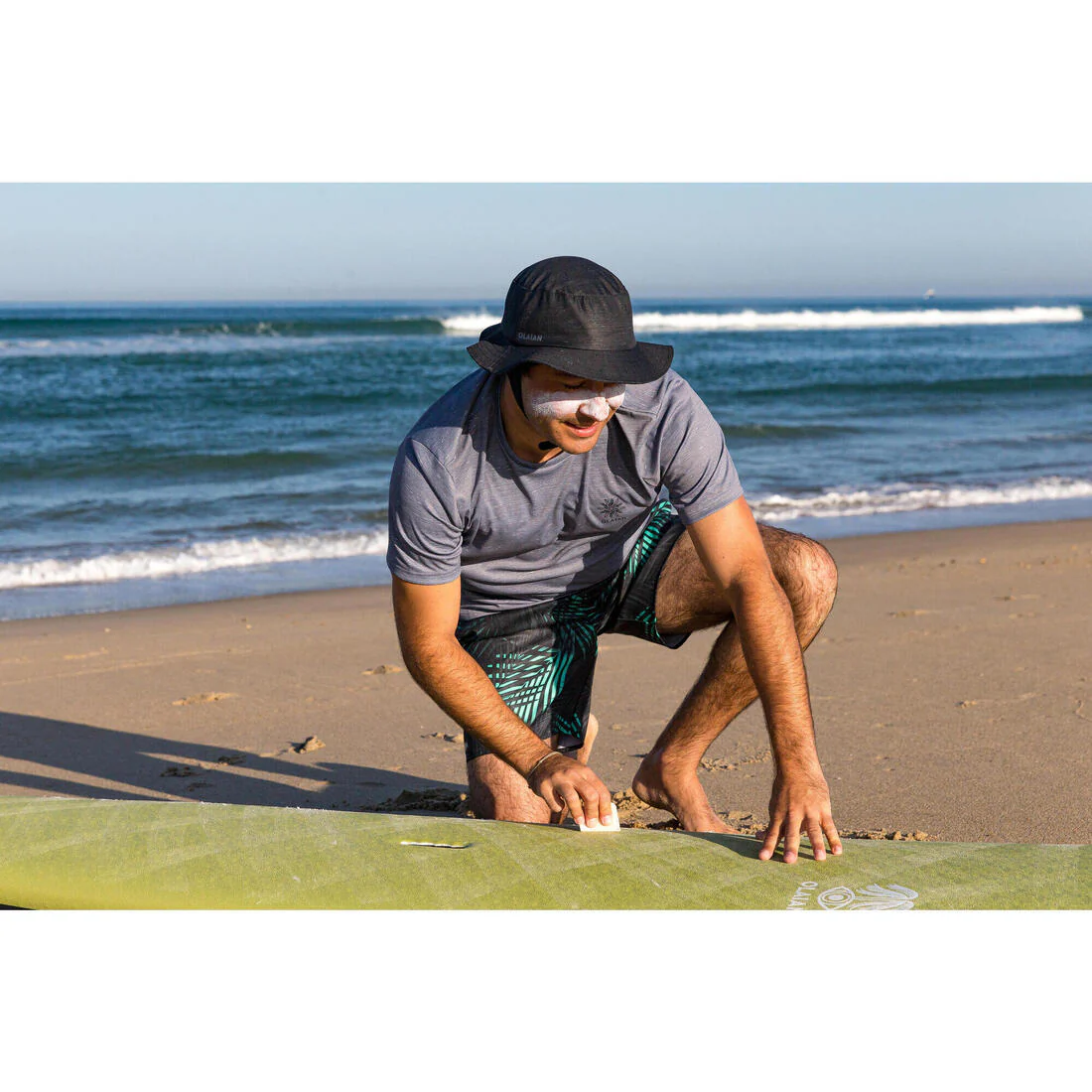 Boardshort surf 100 15" POPSTRIPE BLUE - Image 47