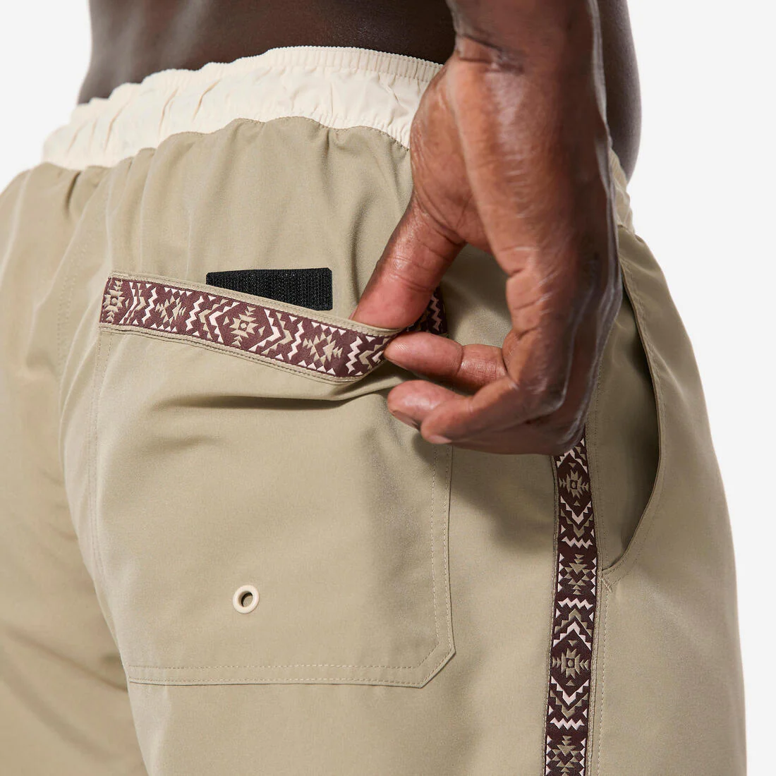 Boardshort surf short de bain court 15" homme, 100 Palmito - Image 32