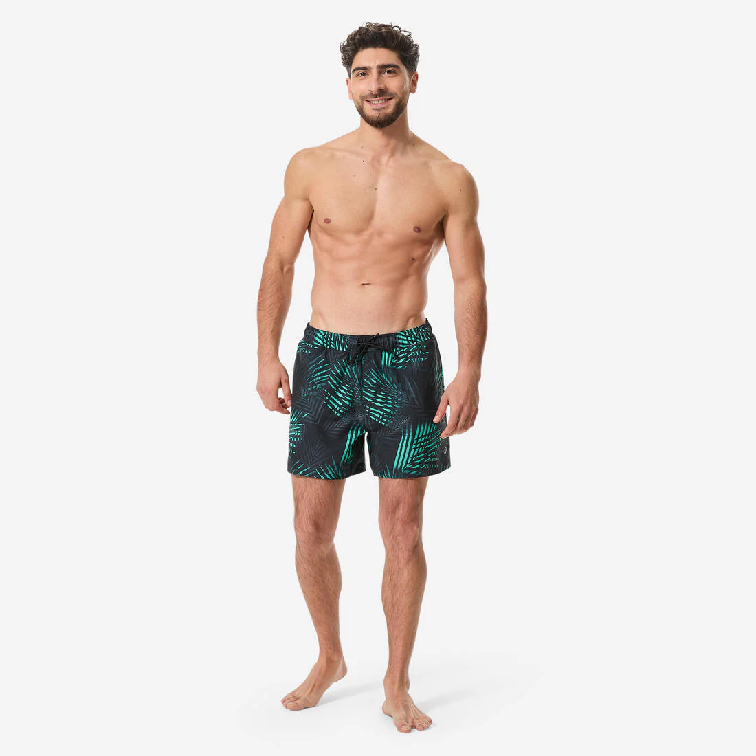 Boardshort surf short de bain court 15" homme, 100 Palmito - Image 9