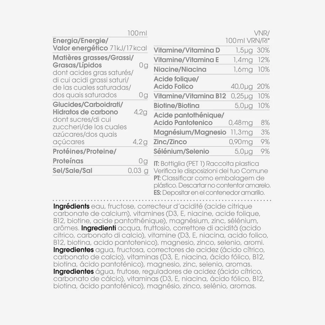 Boisson enrichie en vitamines citron, Reload 500ml - Image 3