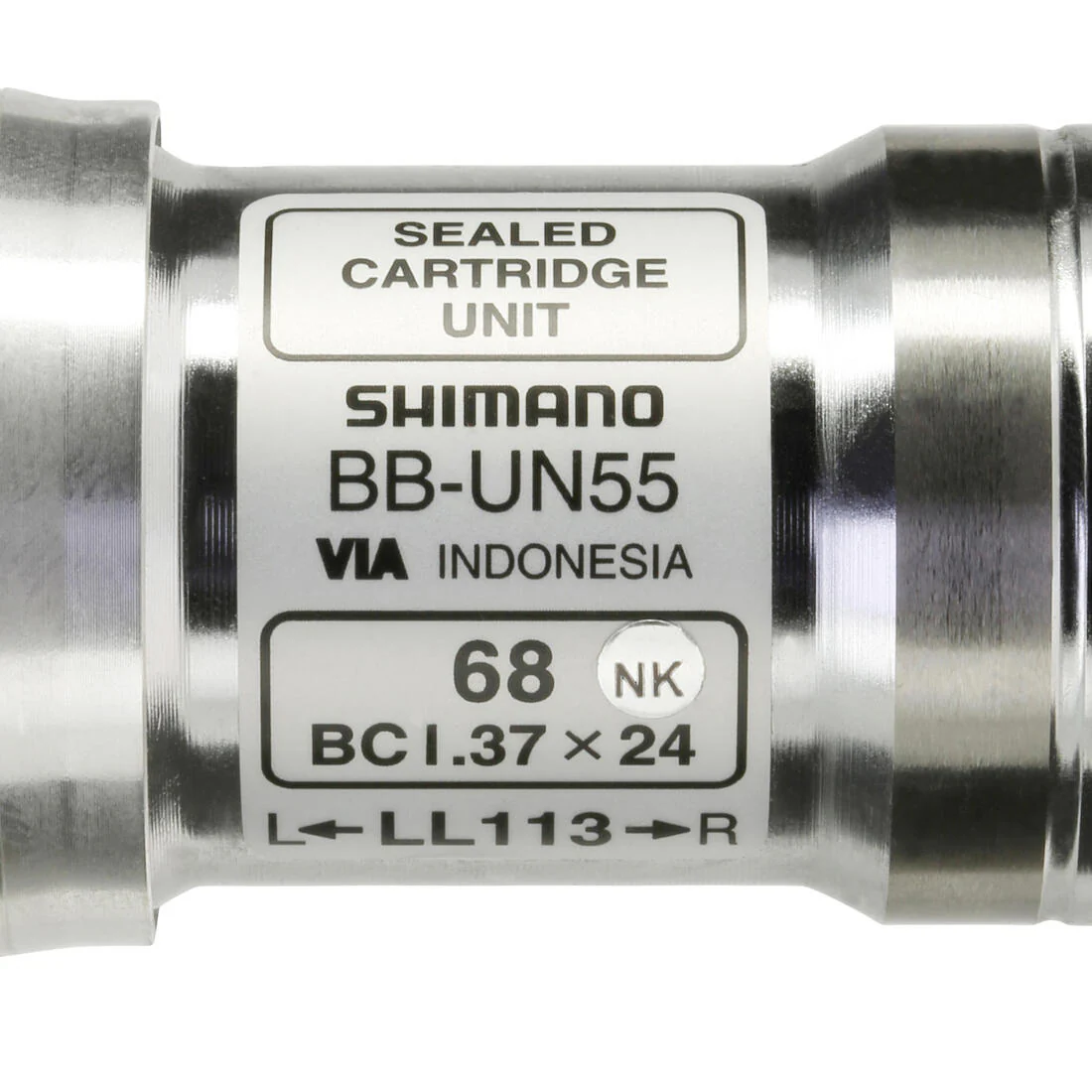 BOITIER DE PEDALIER CARRE 113MM BBUN55 SHIMANO - Image 4