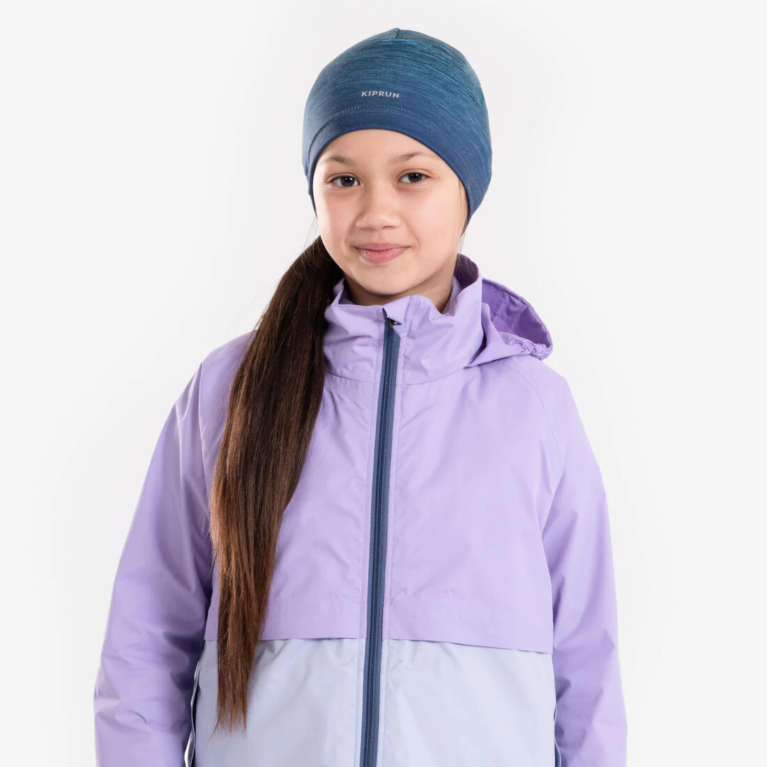 Bonnet running déperlant Enfant, KIPRUN DRY+ marine - Image 2