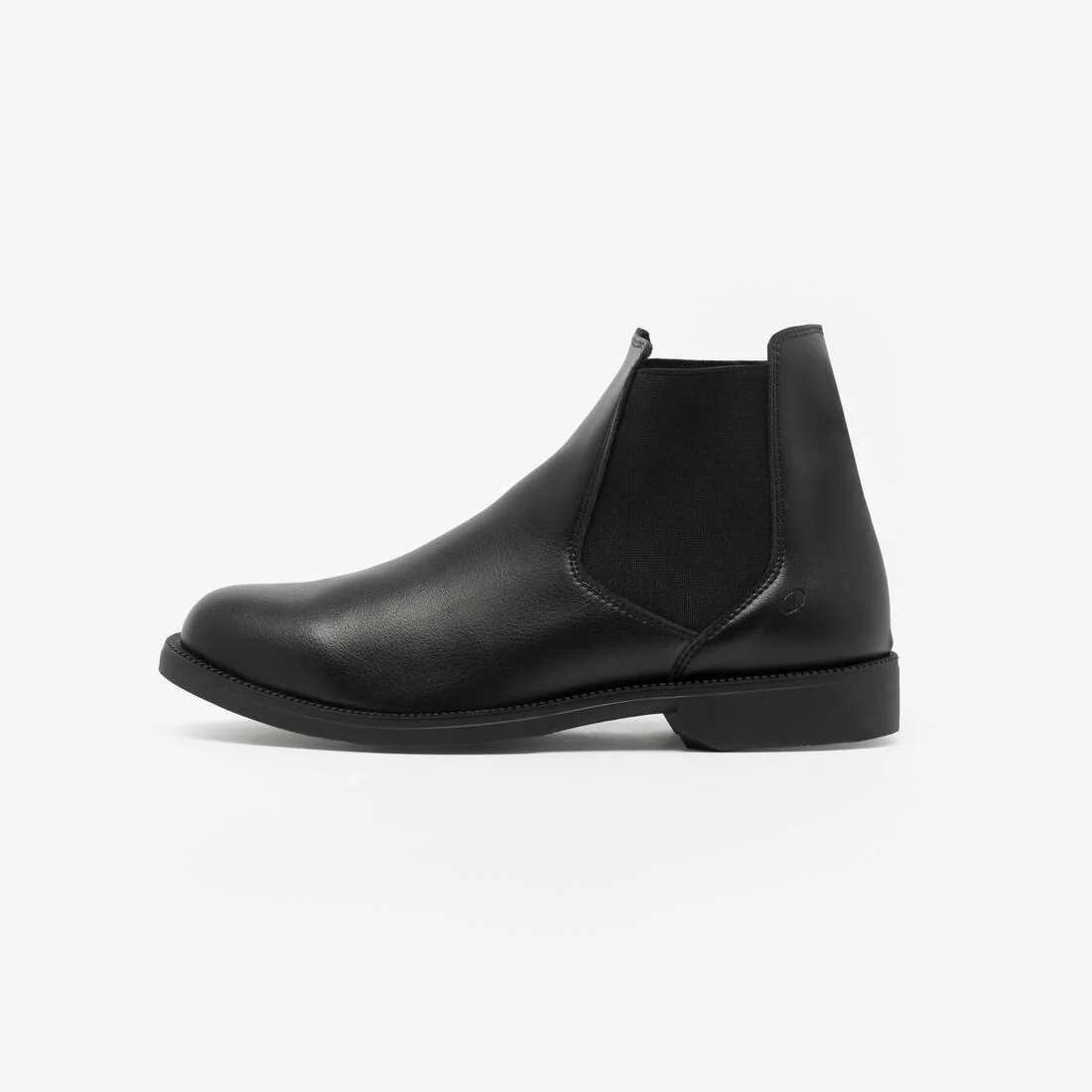 Boots équitation synthétique adulte - 500 noires