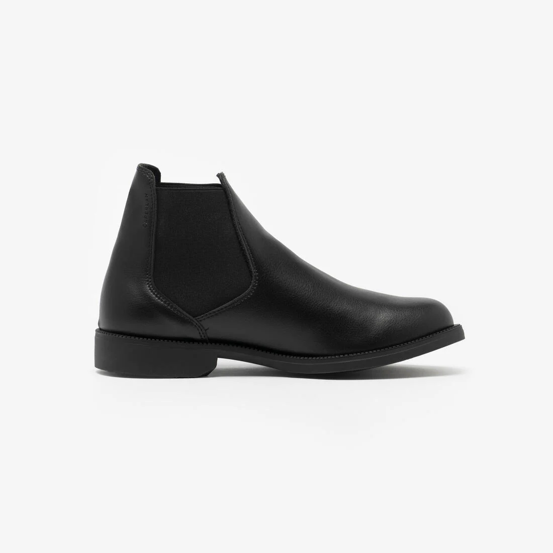 Boots équitation synthétique adulte - 500 noires - Image 2