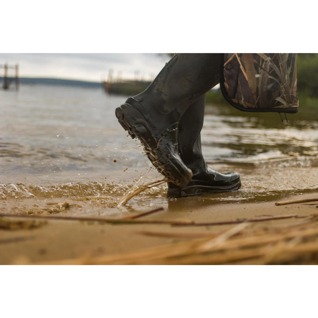 BOTTES CHASSE CAOUTCHOUC HOMME 500 VERTES - Image 11