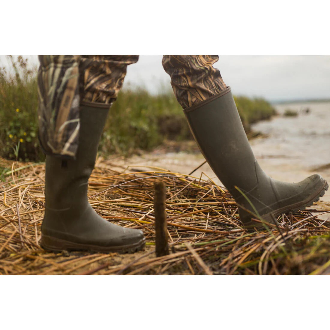 BOTTES CHASSE CAOUTCHOUC HOMME 500 VERTES - Image 16