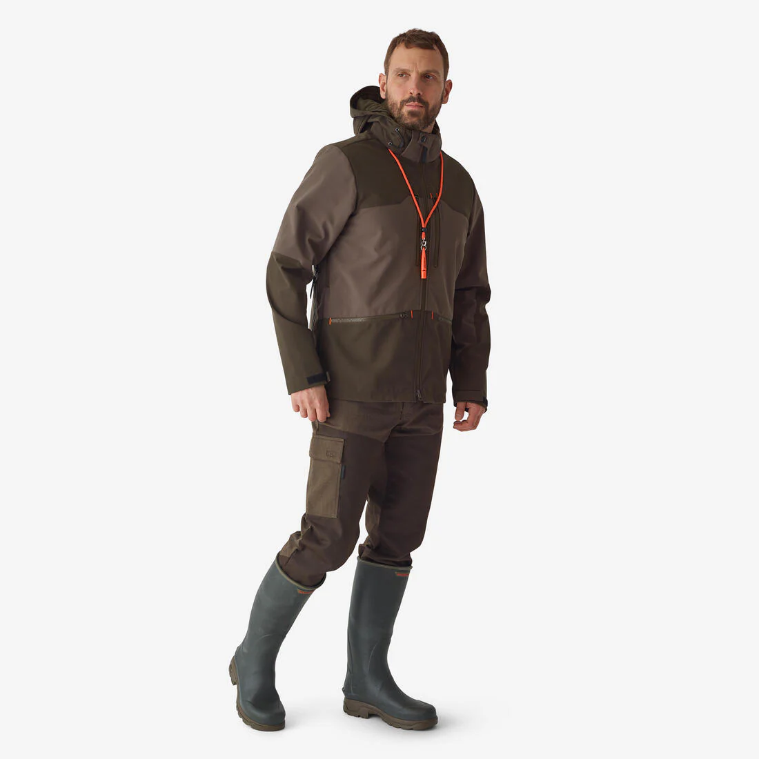 BOTTES CHASSE CAOUTCHOUC HOMME 500 VERTES - Image 8