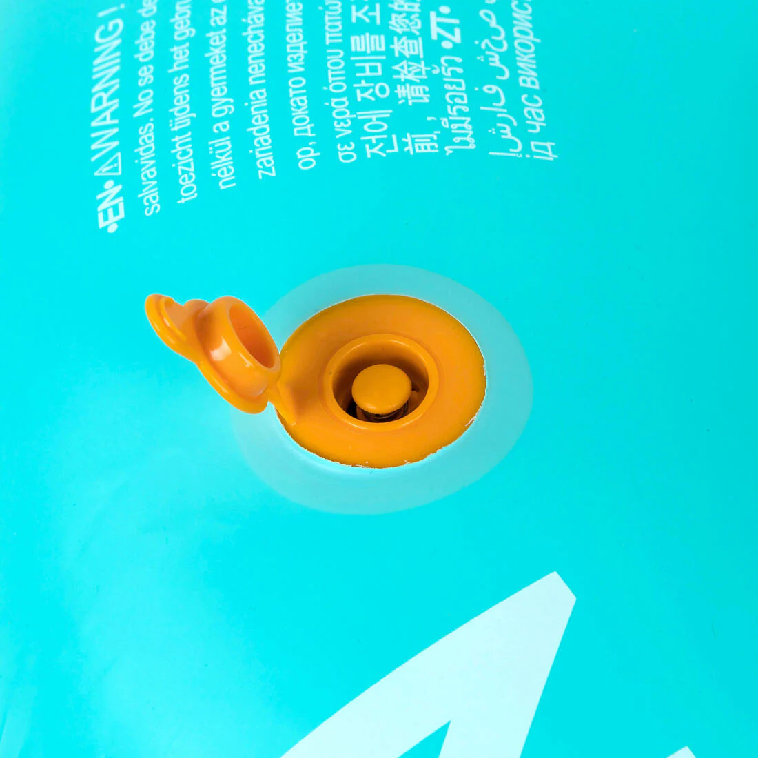 Bouée piscine gonflable imprimée grande taille 92 cm avec poignées - Image 12