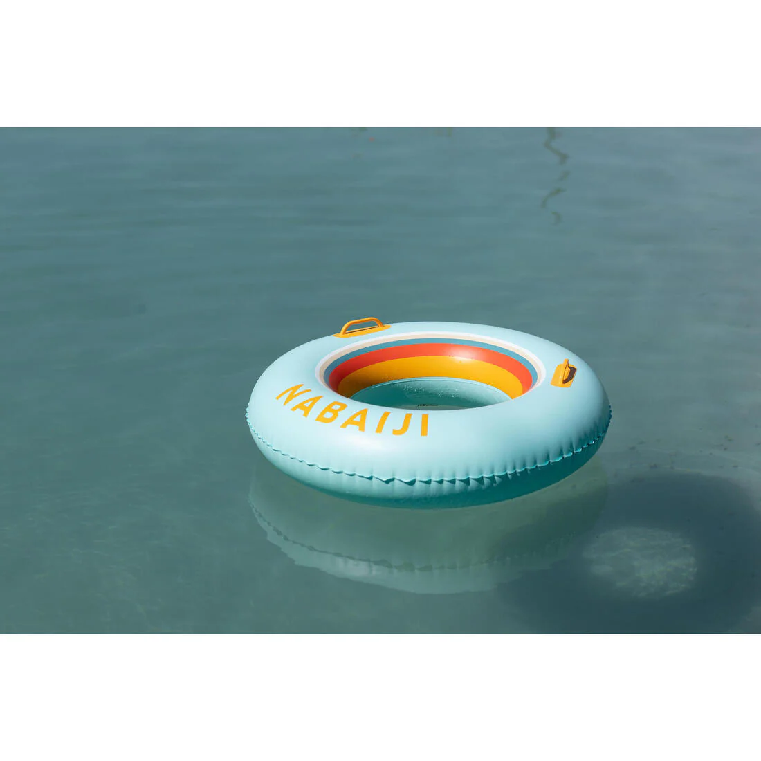 Bouée piscine gonflable imprimée grande taille 92 cm avec poignées - Image 27