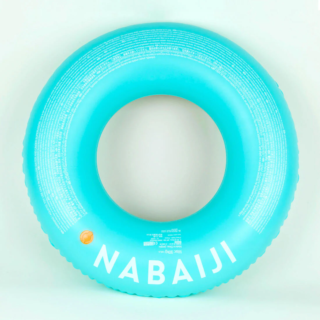 Bouée piscine gonflable imprimée grande taille 92 cm avec poignées - Image 9