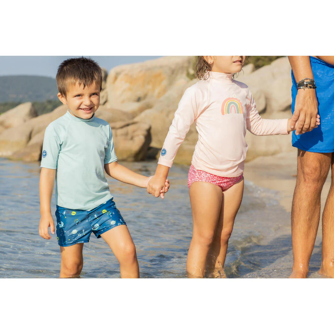 Boxer-couche de bain lavable bleu imprimé - Image 10
