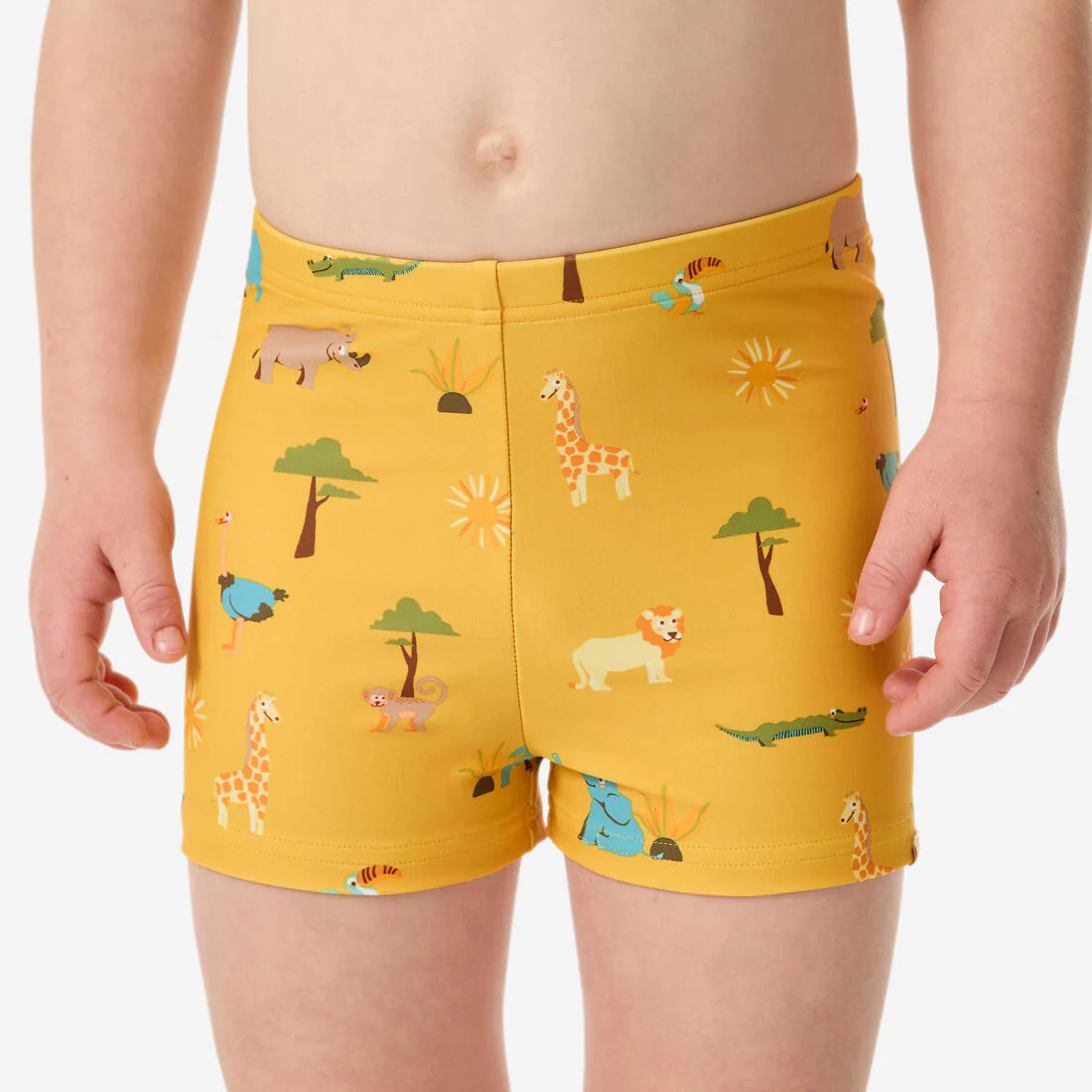 Boxer de bain bébé / enfant bleu imprimé crabes - Image 14