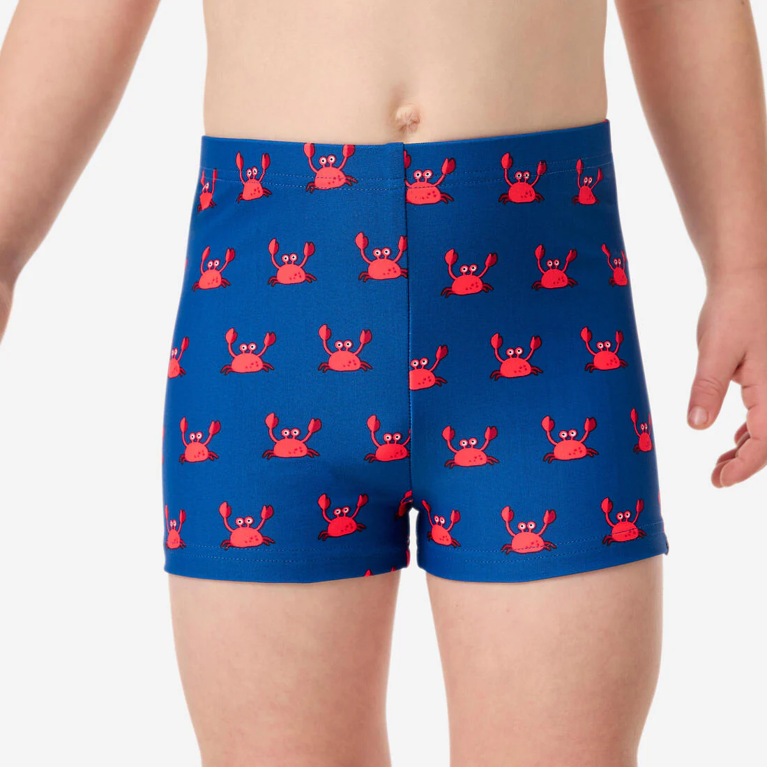 Boxer de bain bébé / enfant bleu imprimé crabes - Image 16