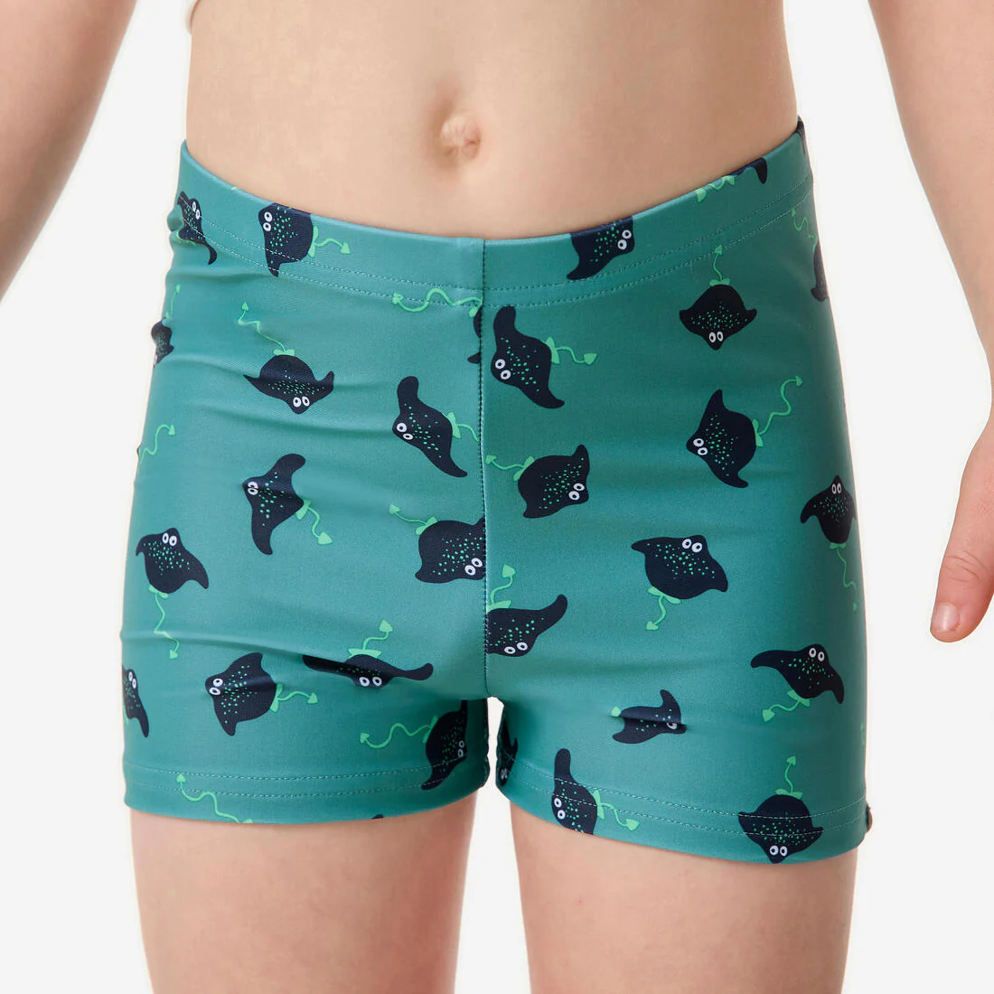 Boxer de bain bébé / enfant bleu imprimé crabes - Image 19