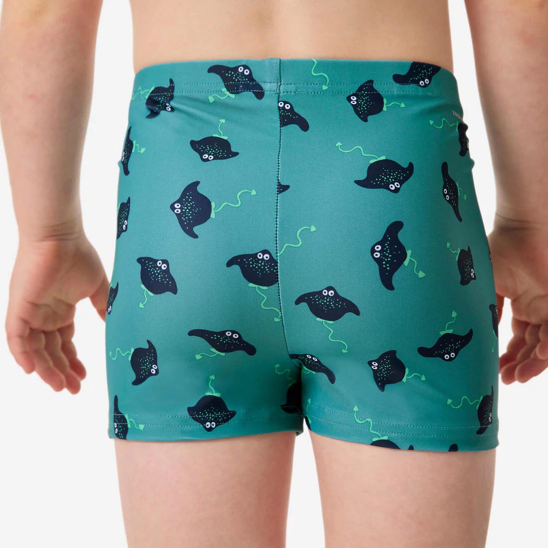 Boxer de bain bébé / enfant bleu imprimé crabes - Image 23