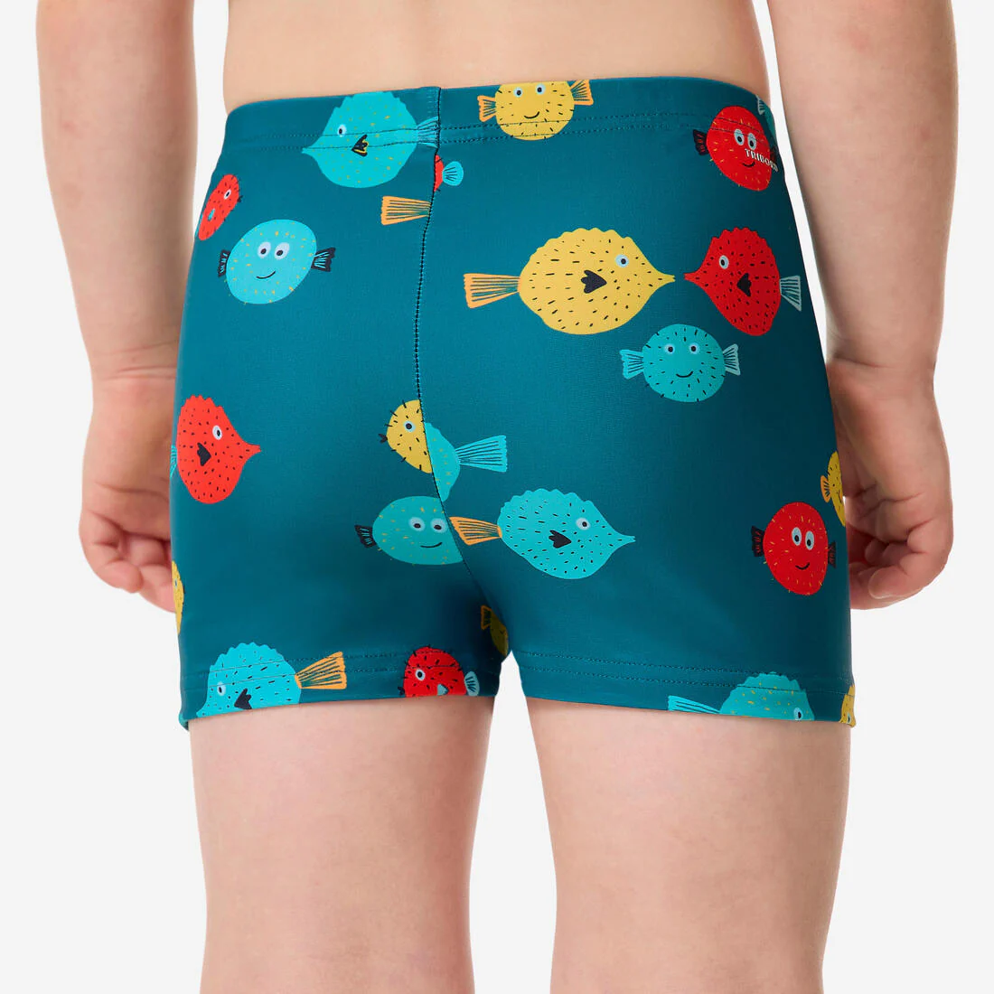 Boxer de bain bébé / enfant bleu imprimé crabes - Image 25