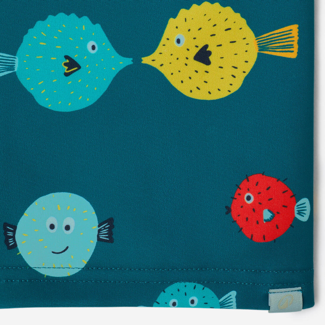 Boxer de bain bébé / enfant bleu imprimé crabes - Image 62