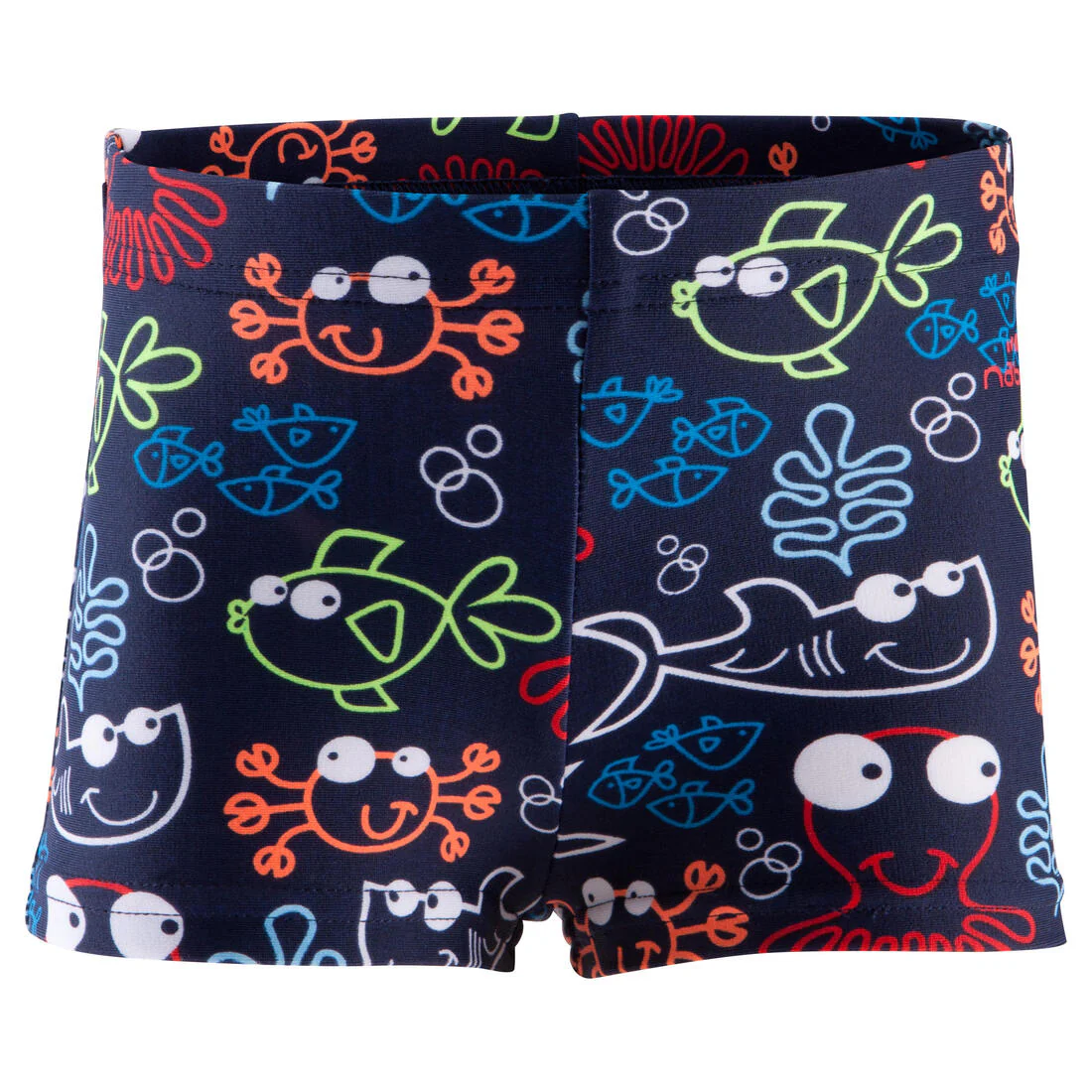 BOXER DE BAIN BEBE / ENFANT BLEU IMPRIME FISH - Image 3