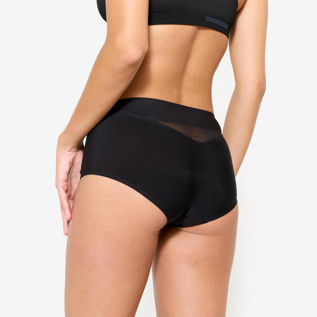 Boxer effet seconde peau Femme - Noir - Image 3