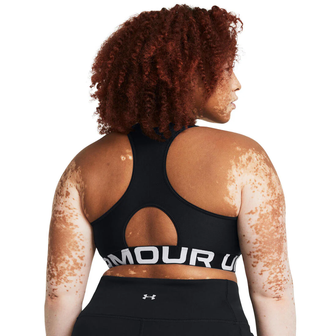 Brassière de sport HeatGear® Armour Mid Branded pour femme, noir - Image 10
