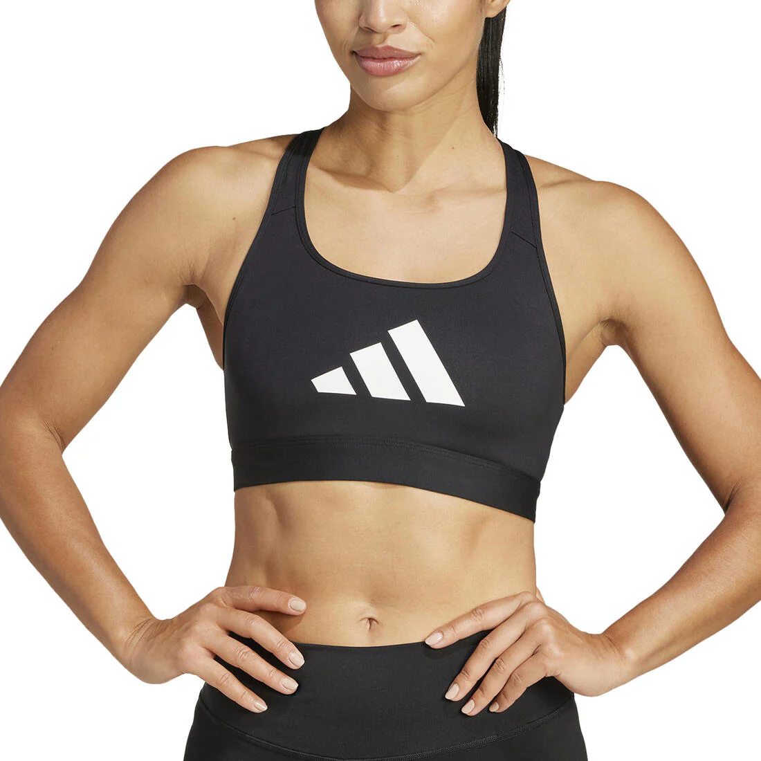 Brassière imprimé logo Adidas femme - Image 3