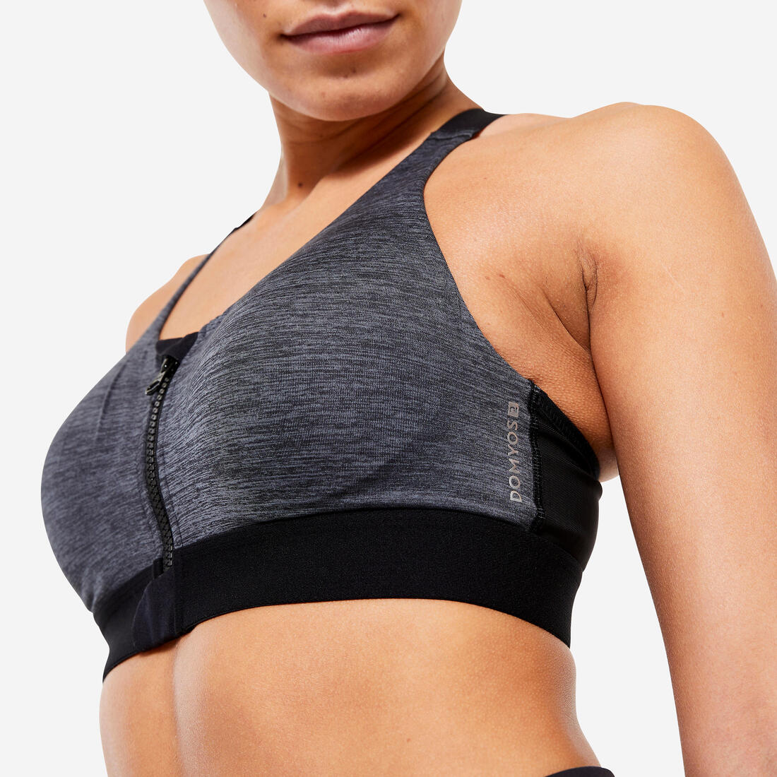Brassière zippée avec coques maintien fort Femme - Image 14